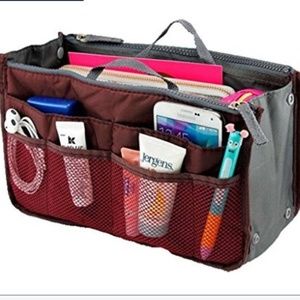 💕 2 *NWOT* Multi Pocket Purse/Bag Organizers